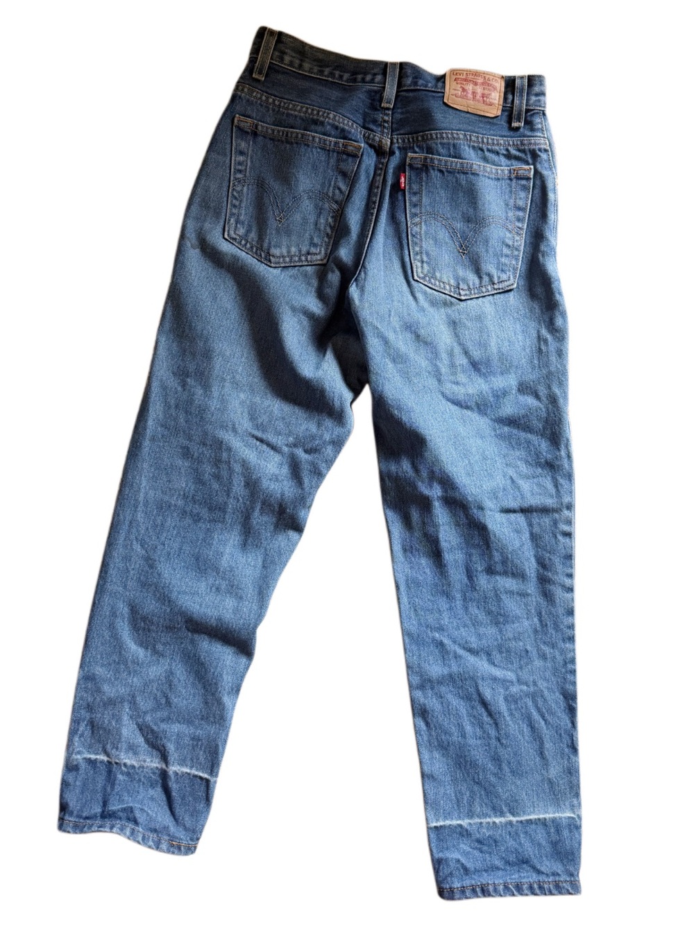 Classic Levi’s Women’s  Jeans - Vintage Style 550 relaxed tapered denim sz 8